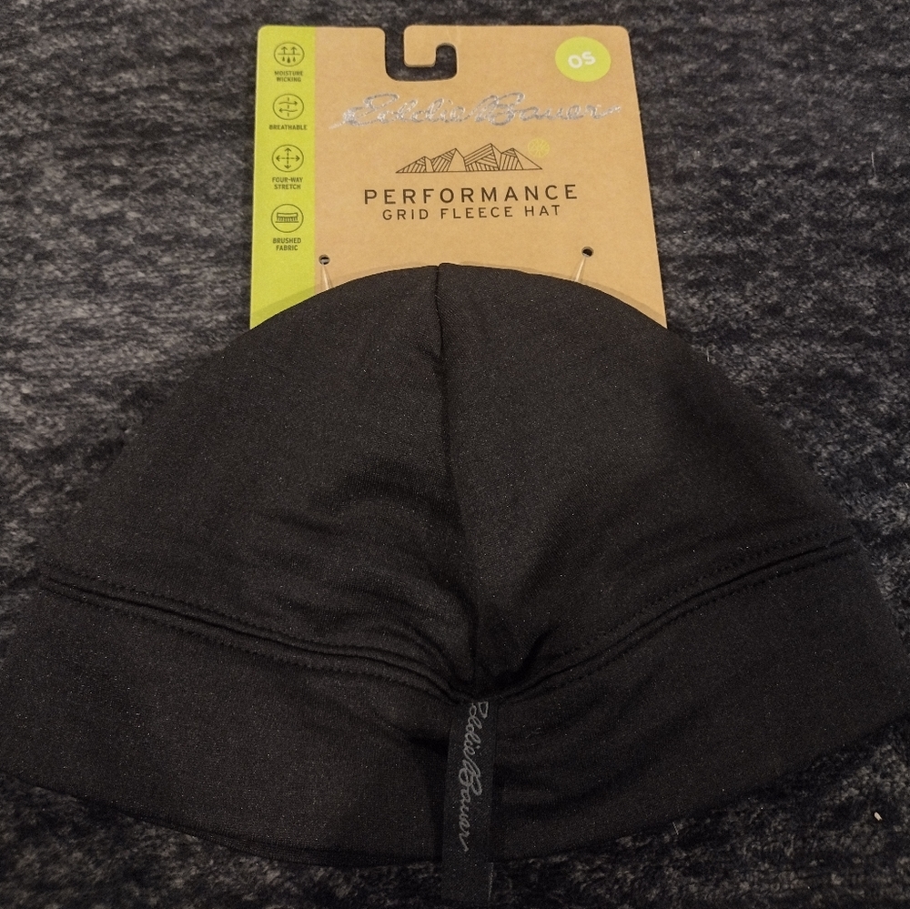 New WOT Eddie Bauer Performance Grid Fleece Hat